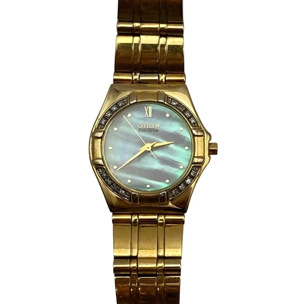 Citizen Eco-Drive MOP E030-H29751 Dress Watch 25mm - WR Wrist 5.75